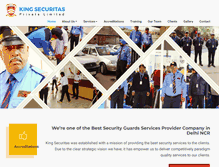Tablet Screenshot of kingsecuritas.com